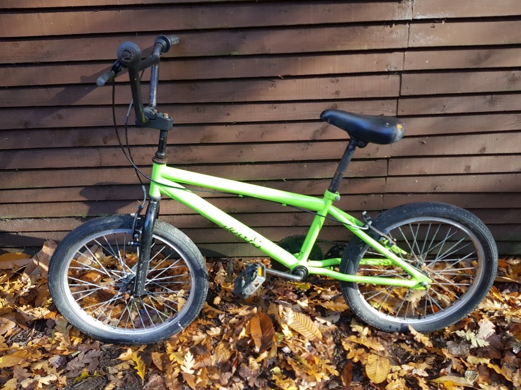 trax bmx green